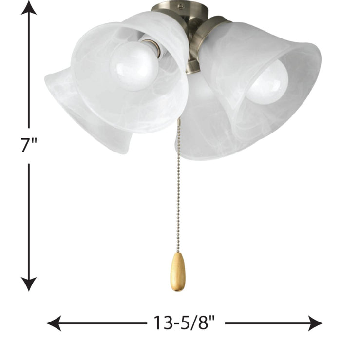 AirPro LED Fan Kit-Fans-Progress Lighting-Lighting Design Store