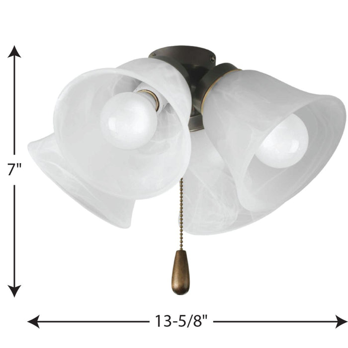 AirPro LED Fan Kit-Fans-Progress Lighting-Lighting Design Store