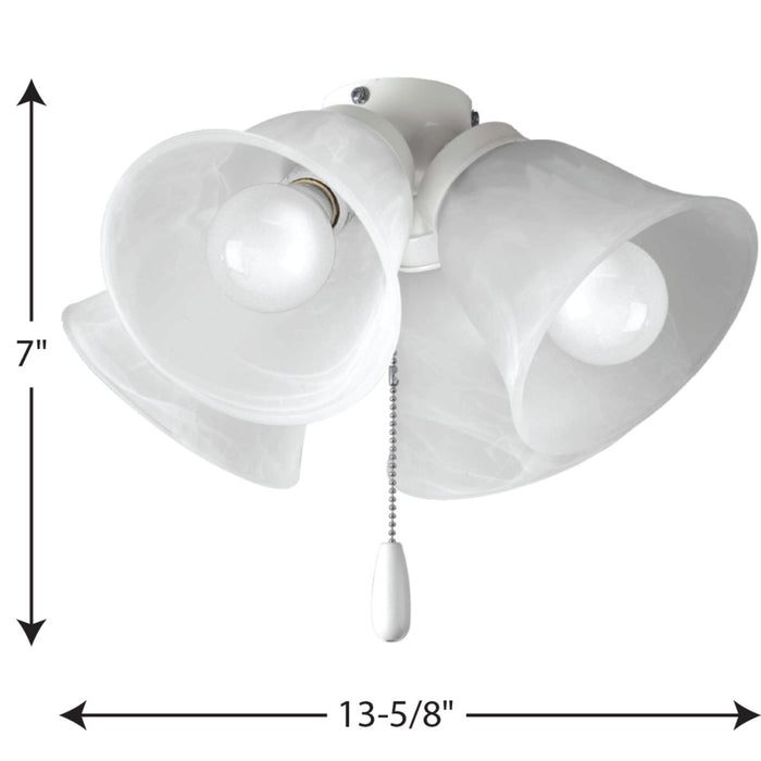 AirPro LED Fan Kit-Fans-Progress Lighting-Lighting Design Store