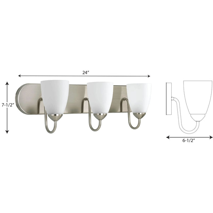 Gather Bath Light-Bathroom Fixtures-Progress Lighting-Lighting Design Store