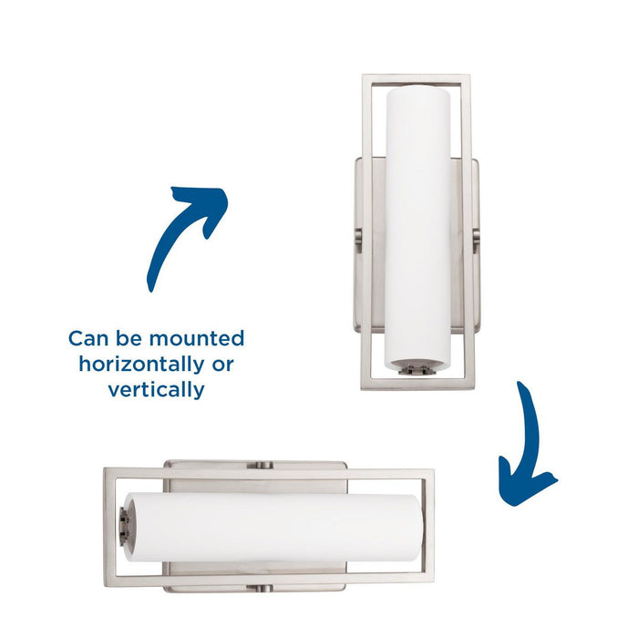 Frame LED Bath Light-Bathroom Fixtures-Progress Lighting-Lighting Design Store