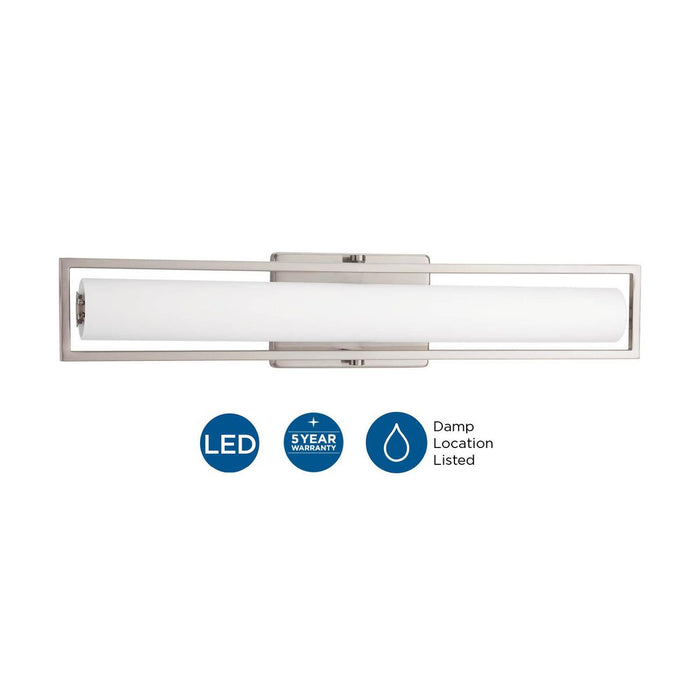 Frame LED Bath Light-Bathroom Fixtures-Progress Lighting-Lighting Design Store
