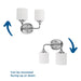 Lynzie Bath Light-Bathroom Fixtures-Progress Lighting-Lighting Design Store