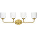 Lynzie Bath Bar-Bathroom Fixtures-Progress Lighting-Lighting Design Store