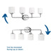 Lynzie Bath Light-Bathroom Fixtures-Progress Lighting-Lighting Design Store