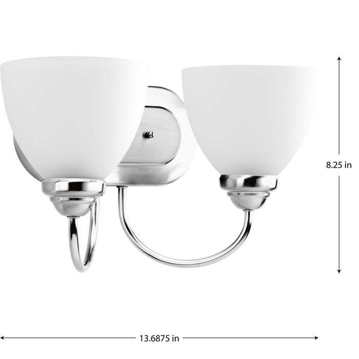 Heart Bath Bracket-Bathroom Fixtures-Progress Lighting-Lighting Design Store