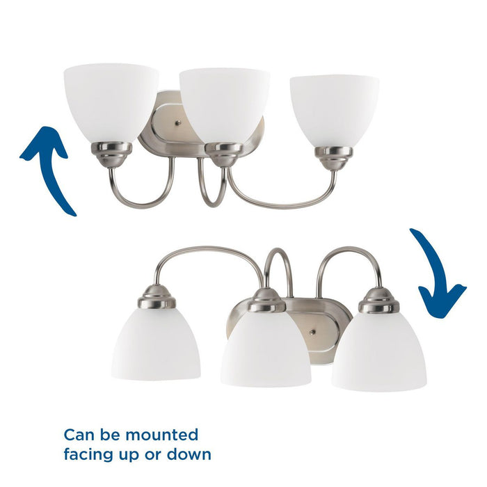 Heart Bath Bracket-Bathroom Fixtures-Progress Lighting-Lighting Design Store