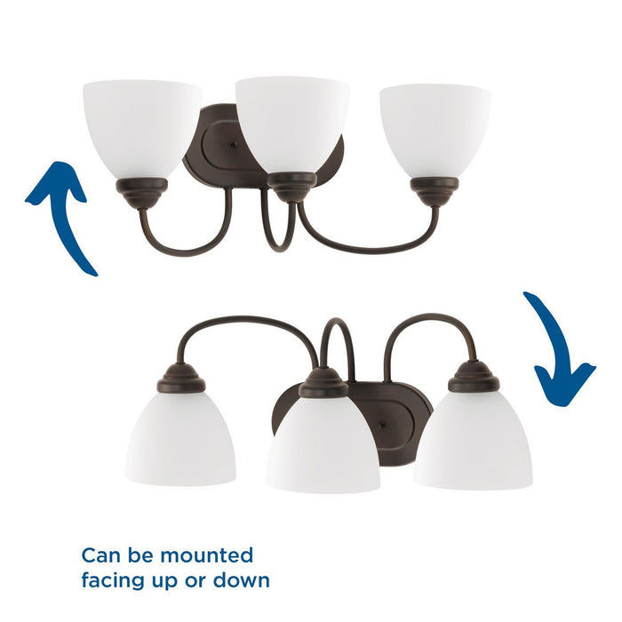 Heart Bath Bracket-Bathroom Fixtures-Progress Lighting-Lighting Design Store