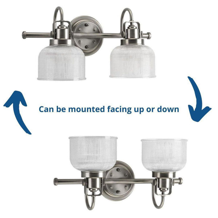 Archie Bath Bracket-Bathroom Fixtures-Progress Lighting-Lighting Design Store