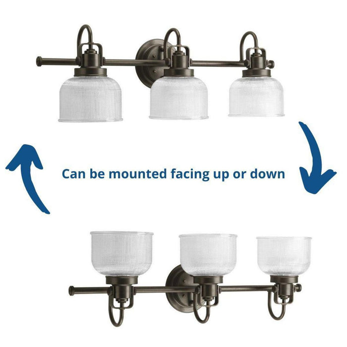 Archie Bath Bracket-Bathroom Fixtures-Progress Lighting-Lighting Design Store