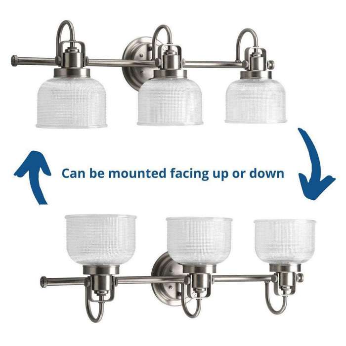 Archie Bath Bracket-Bathroom Fixtures-Progress Lighting-Lighting Design Store