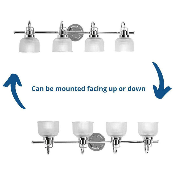 Archie Bath Bracket-Bathroom Fixtures-Progress Lighting-Lighting Design Store