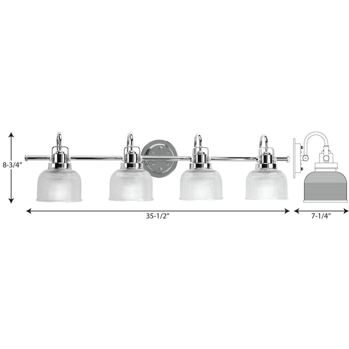 Archie Bath Bracket-Bathroom Fixtures-Progress Lighting-Lighting Design Store