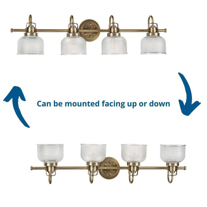 Archie Bath Bracket-Bathroom Fixtures-Progress Lighting-Lighting Design Store