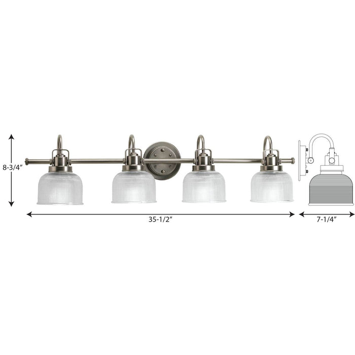 Archie Bath Bracket-Bathroom Fixtures-Progress Lighting-Lighting Design Store