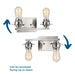 Debut Bath Light-Bathroom Fixtures-Progress Lighting-Lighting Design Store