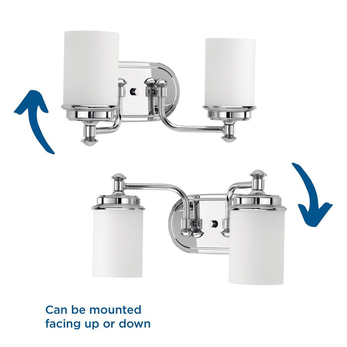 Glide Bath Light-Bathroom Fixtures-Progress Lighting-Lighting Design Store