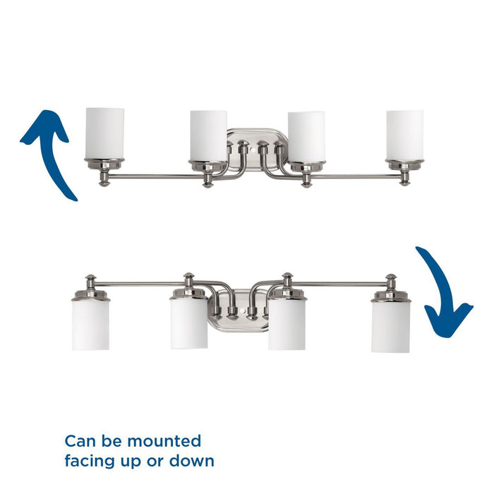 Glide Bath Light-Bathroom Fixtures-Progress Lighting-Lighting Design Store