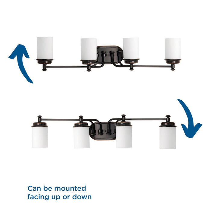 Glide Bath Light-Bathroom Fixtures-Progress Lighting-Lighting Design Store