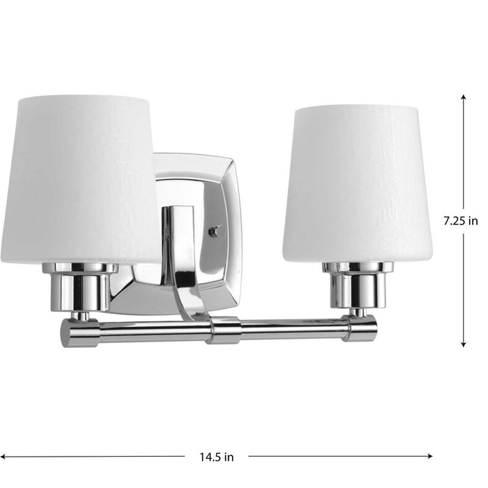 Glance Bath Light-Bathroom Fixtures-Progress Lighting-Lighting Design Store