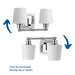 Glance Bath Light-Bathroom Fixtures-Progress Lighting-Lighting Design Store