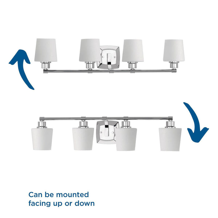 Glance Bath Light-Bathroom Fixtures-Progress Lighting-Lighting Design Store