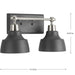 Bramlett Bath Light-Bathroom Fixtures-Progress Lighting-Lighting Design Store