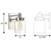 Calhoun Bath Light-Sconces-Progress Lighting-Lighting Design Store