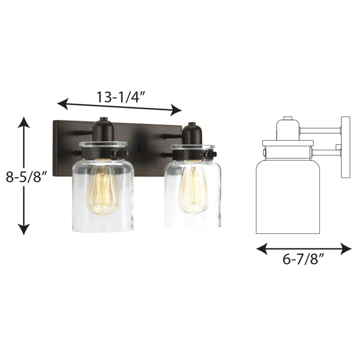 Calhoun Bath Light-Bathroom Fixtures-Progress Lighting-Lighting Design Store