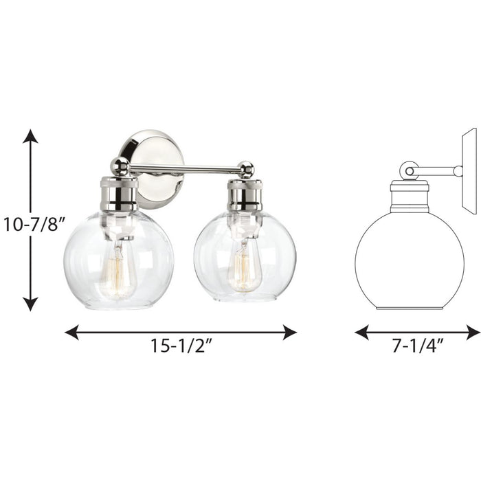 Hansford Bath Light-Bathroom Fixtures-Progress Lighting-Lighting Design Store