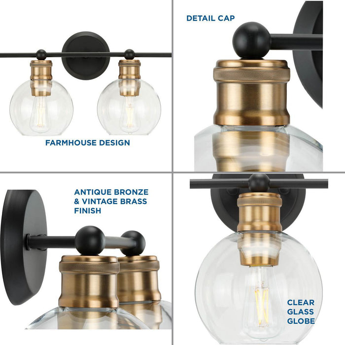 Hansford Bath Light-Bathroom Fixtures-Progress Lighting-Lighting Design Store