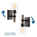 Barnes Mill Bath Light-Sconces-Progress Lighting-Lighting Design Store