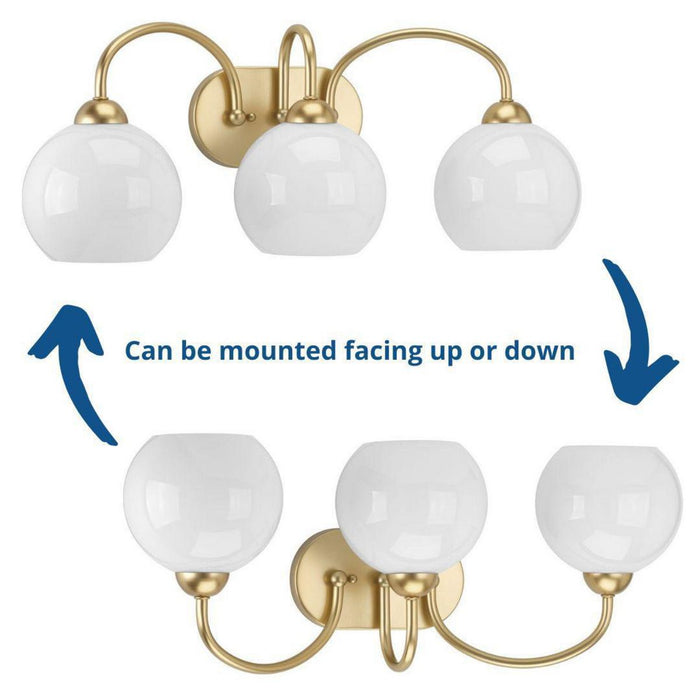 Carisa Bath Light-Bathroom Fixtures-Progress Lighting-Lighting Design Store