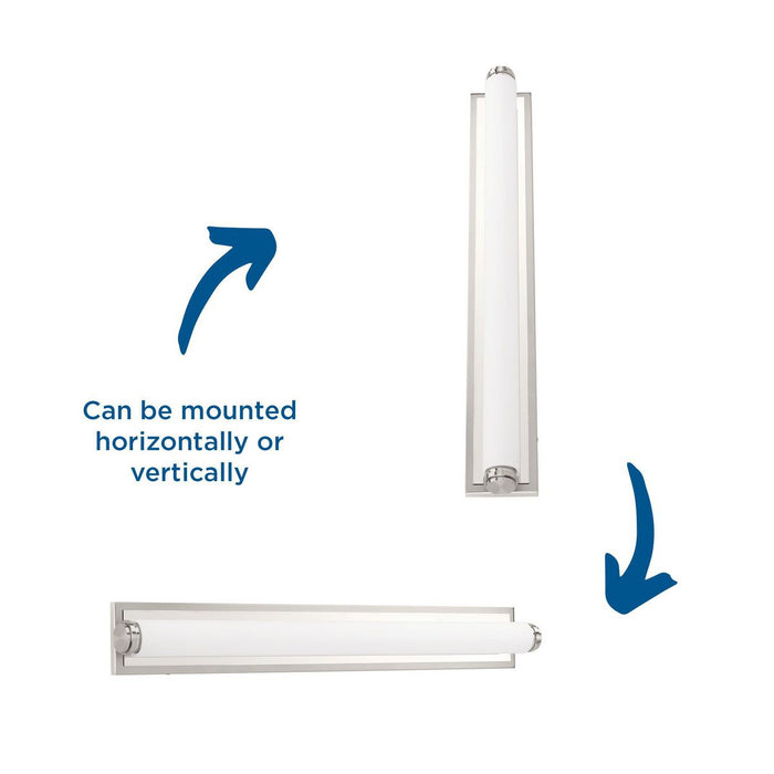 Concourse LED Bath Light-Bathroom Fixtures-Progress Lighting-Lighting Design Store