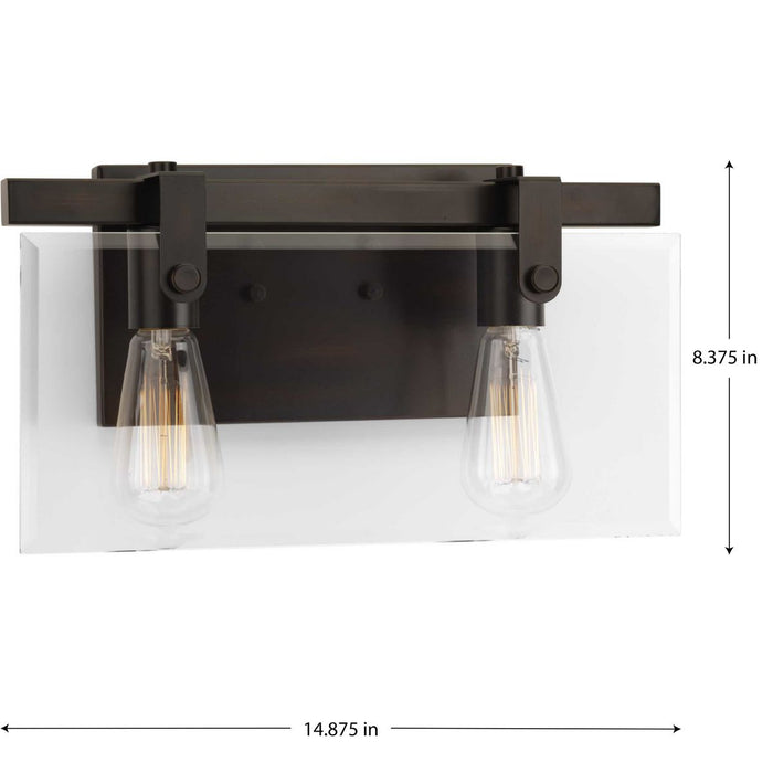 Glayse Bath Light-Bathroom Fixtures-Progress Lighting-Lighting Design Store