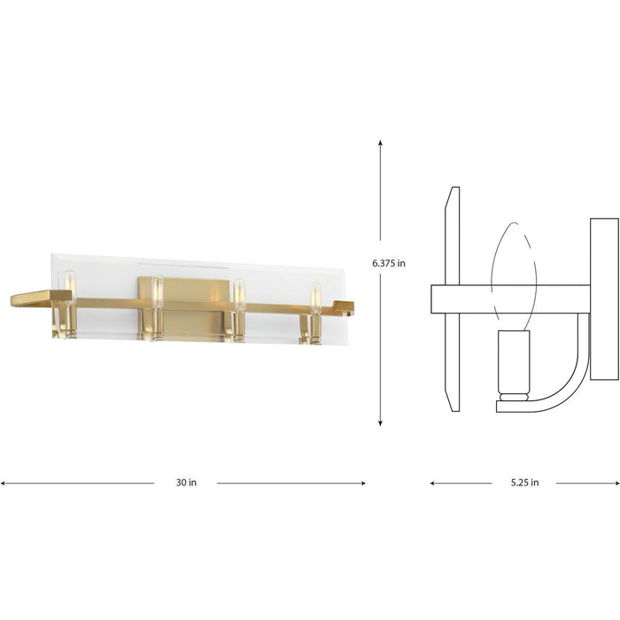 Cahill Bath Light-Bathroom Fixtures-Progress Lighting-Lighting Design Store