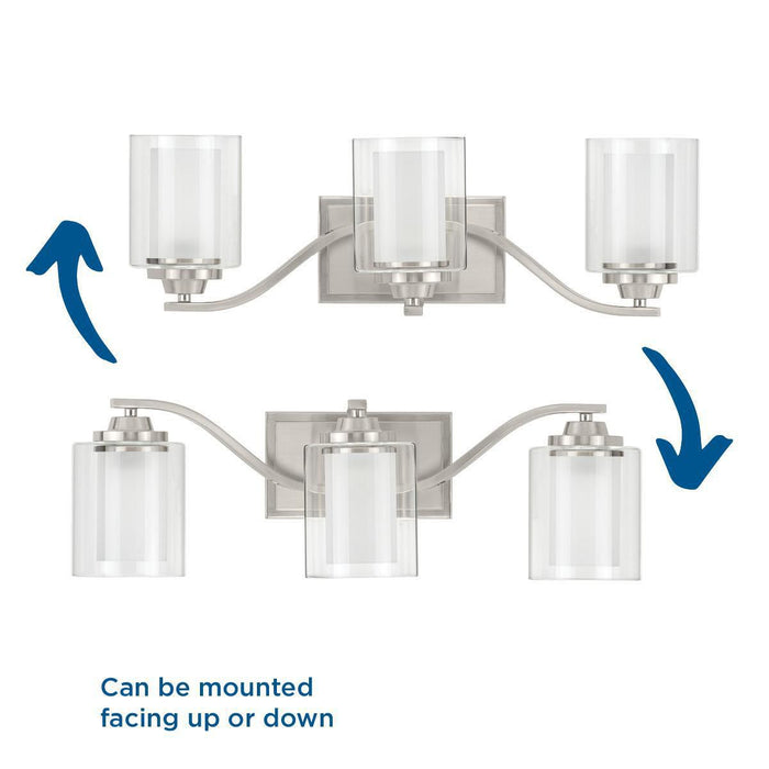 Kene Bath Light-Bathroom Fixtures-Progress Lighting-Lighting Design Store