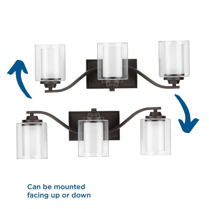 Kene Bath Light-Bathroom Fixtures-Progress Lighting-Lighting Design Store