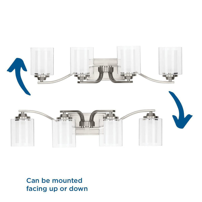 Kene Bath Light-Bathroom Fixtures-Progress Lighting-Lighting Design Store