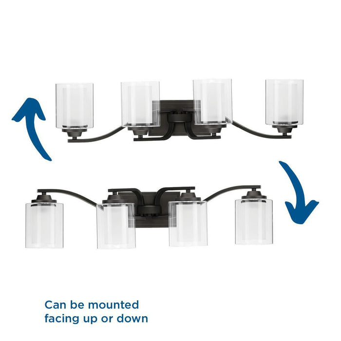 Kene Bath Light-Bathroom Fixtures-Progress Lighting-Lighting Design Store