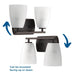 Leap Bath Light-Bathroom Fixtures-Progress Lighting-Lighting Design Store