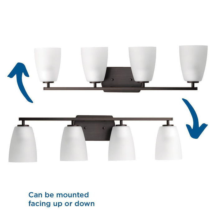 Leap Bath Light-Bathroom Fixtures-Progress Lighting-Lighting Design Store