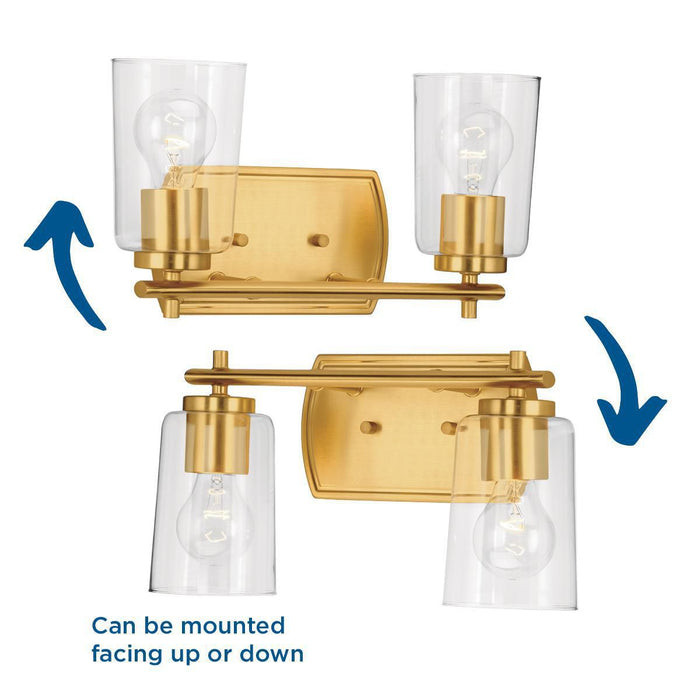 Adley Bath Light & Vanity Light-Bathroom Fixtures-Progress Lighting-Lighting Design Store