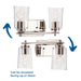 Adley Bath Light & Vanity Light-Bathroom Fixtures-Progress Lighting-Lighting Design Store