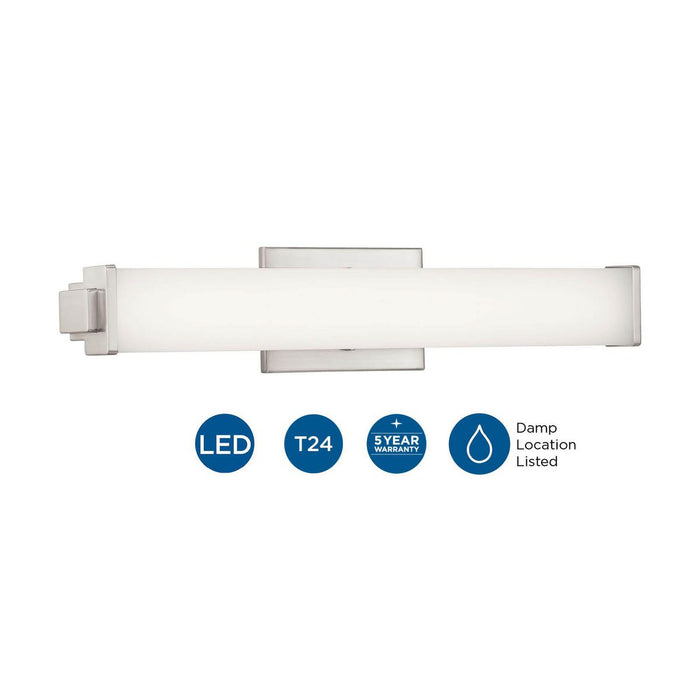 Phase 2.1 LED Linear Bath Light-Bathroom Fixtures-Progress Lighting-Lighting Design Store