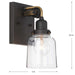 Rushton Bath Light & Vanity Light-Sconces-Progress Lighting-Lighting Design Store