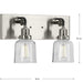 Rushton Bath Light & Vanity Light-Bathroom Fixtures-Progress Lighting-Lighting Design Store