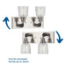 Rushton Bath Light & Vanity Light-Bathroom Fixtures-Progress Lighting-Lighting Design Store