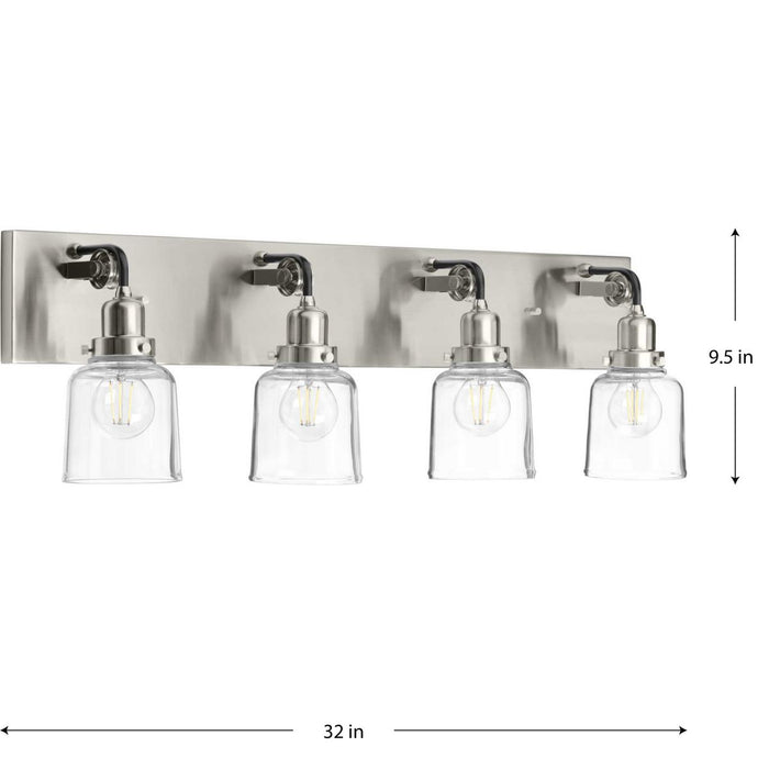 Rushton Bath Light & Vanity Light-Bathroom Fixtures-Progress Lighting-Lighting Design Store
