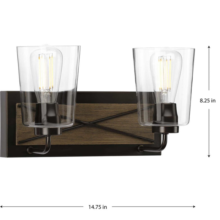 Briarwood Bath Bracket-Bathroom Fixtures-Progress Lighting-Lighting Design Store
